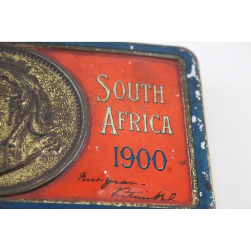 454 - Boer War 1900 South Africa Queen Victoria Chocolate Tin