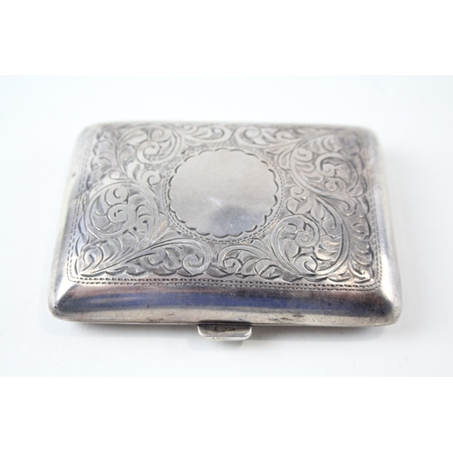 22 - antique .925 sterling silver cigarette case