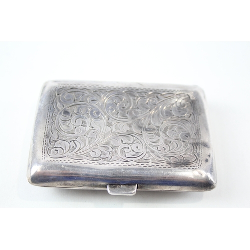 22 - antique .925 sterling silver cigarette case