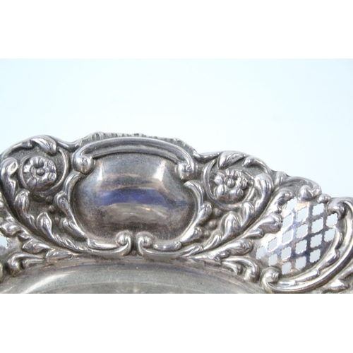 45 - late victorian .925 sterling silver trinket / bon bon dish