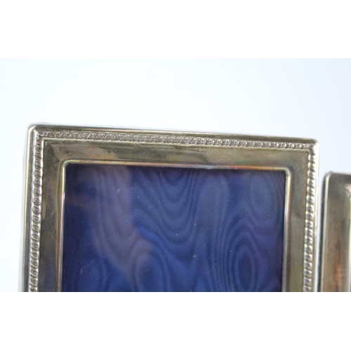 46 - 3 x .925 sterling silver photograph frames