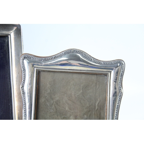 46 - 3 x .925 sterling silver photograph frames