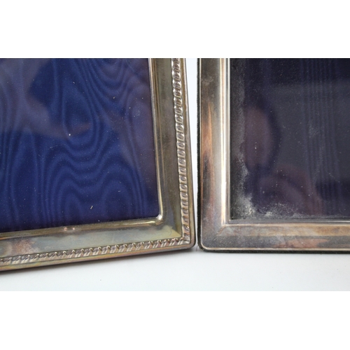 46 - 3 x .925 sterling silver photograph frames