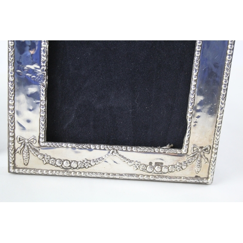 50 - 2 x vintage .925 sterling silver ornate photograph frames