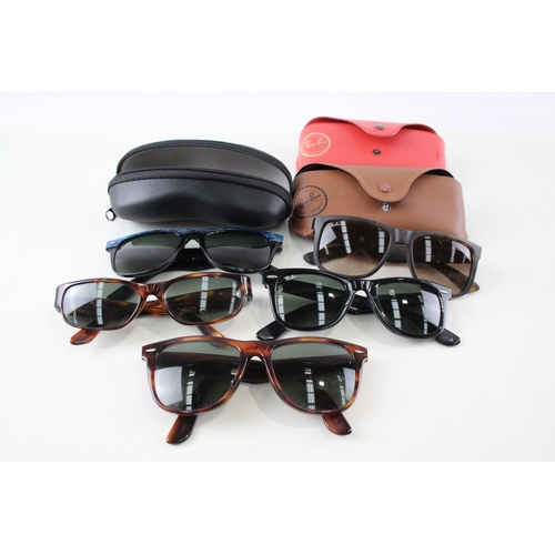 493 - Rayban Designer Sunglasses Glasses Assorted Inc Cases x 5