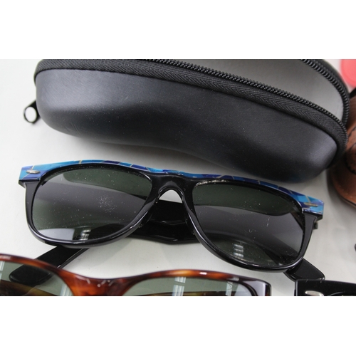 493 - Rayban Designer Sunglasses Glasses Assorted Inc Cases x 5