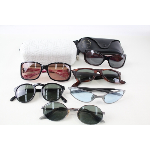 495 - Rayban & Oakley Designer Sunglasses Glasses Assorted Inc Cases x 6