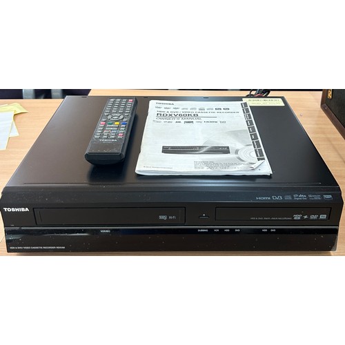 183 - Toshiba RDXV60KB Recorder 320GB HD Copy VHS to DVD Combi with remote, untested