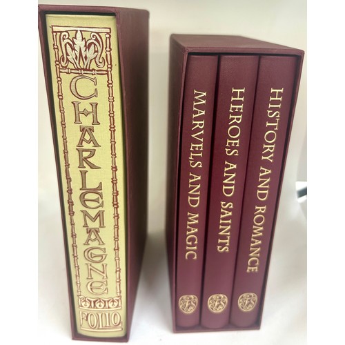 74 - Box set of Folio Society British Myths and Legends, Folio Charlemagne book