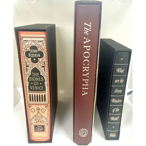 82 - Folio Society boxed book,  The Apocrypha, What are the seven wonders of the world