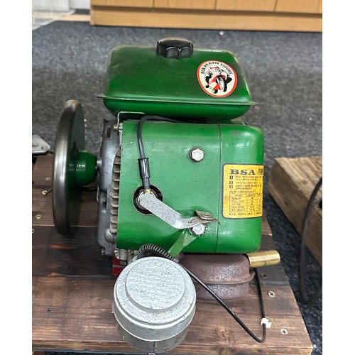 99J - BSA power unit stationary engine - in working order