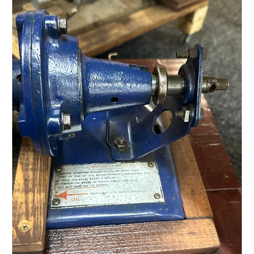 99K - Qualcast Suffolk stationary engine in working order