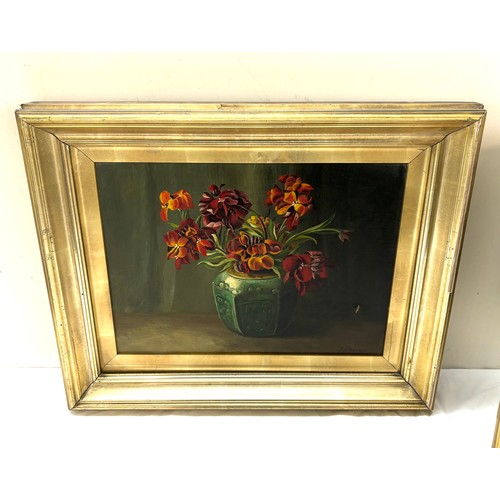 533 - Original framed Oil on canvas signed Charles Hoswon Bennett , measures approximately 21 inches by 28... 