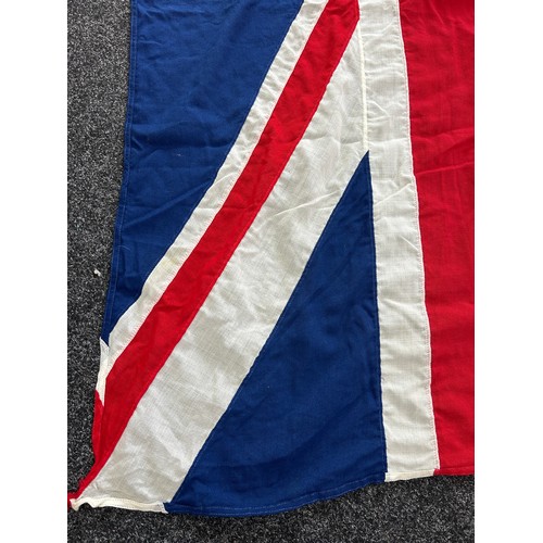 466 - Vintage large Union Jack flag  approximate measurements 48 x 92 inches