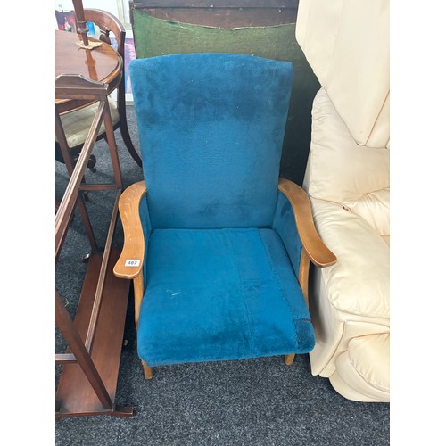 487 - Parker knoll fire side chair