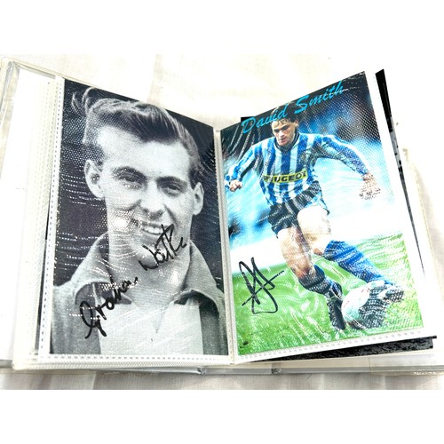 122 - Large selection of Signed footballers photos includes Coventry etc