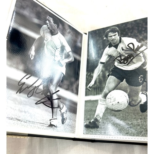 121 - Large selection of Signed footballers photos includes Coventry etc