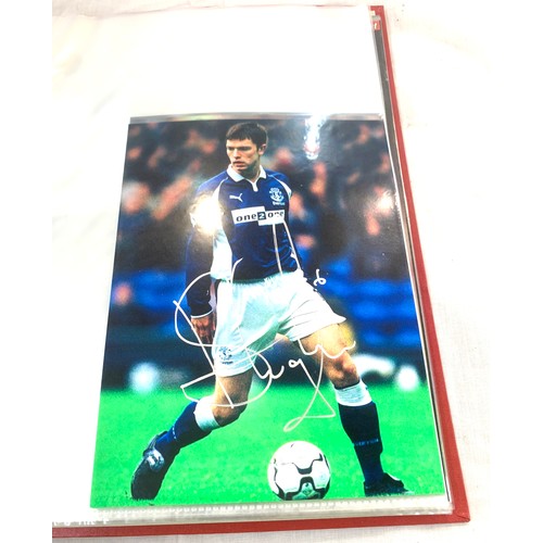 70 - Large selection of Signed footballers photos includes Coventry etc