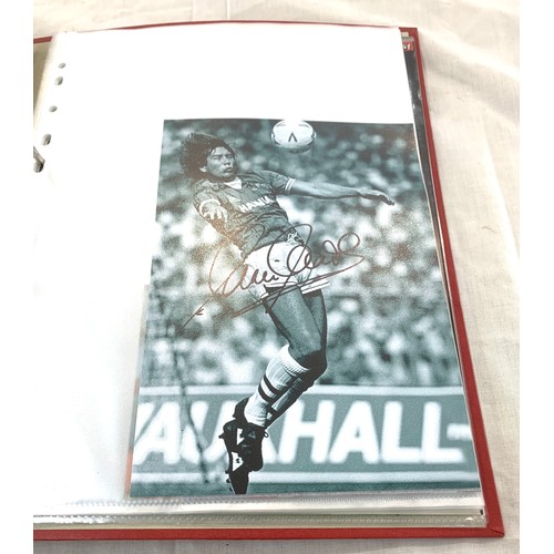 70 - Large selection of Signed footballers photos includes Coventry etc