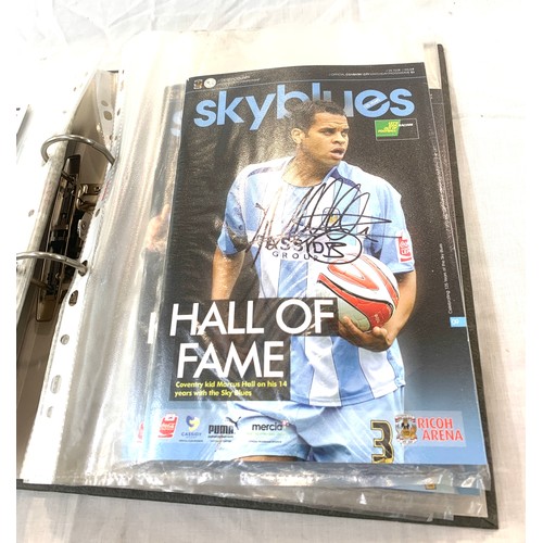 40 - Selection of assorted football programmes includes Skyblues signed etc