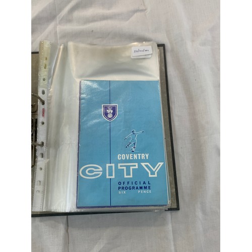 140 - Selection of Coventry City football programmes includes 1960s etc