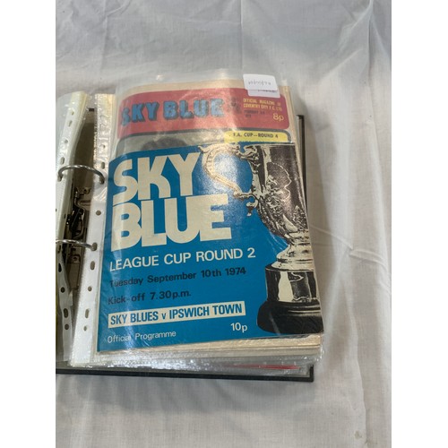 140 - Selection of Coventry City football programmes includes 1960s etc