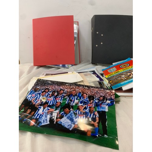 151 - Large selection of assorted Football memorabilia includes Programmes, Books, some signed etc