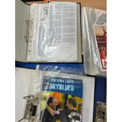 143 - Large selection of assorted Football memorabilia includes Programmes, some signed etc