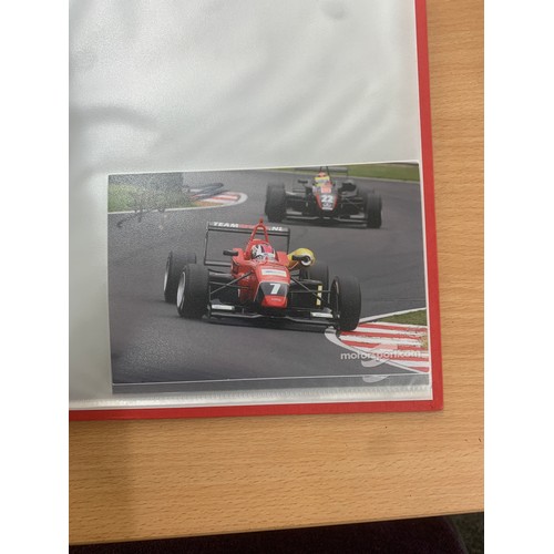 52 - Signed Motor sport drivers pictures