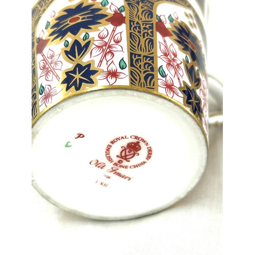 475 - 4 Royal Crown Derby Imari pattern 1128 drinking mugs