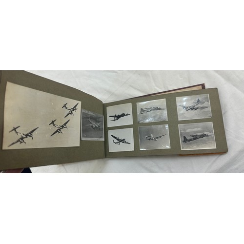 476 - Selection of Vintage aircraft, photos, cigarette cards etc