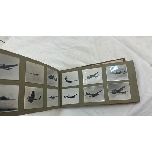 476 - Selection of Vintage aircraft, photos, cigarette cards etc