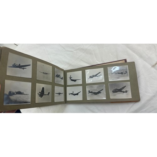 476 - Selection of Vintage aircraft, photos, cigarette cards etc