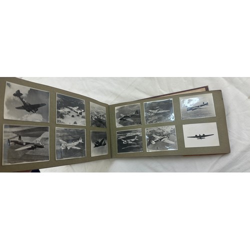 476 - Selection of Vintage aircraft, photos, cigarette cards etc