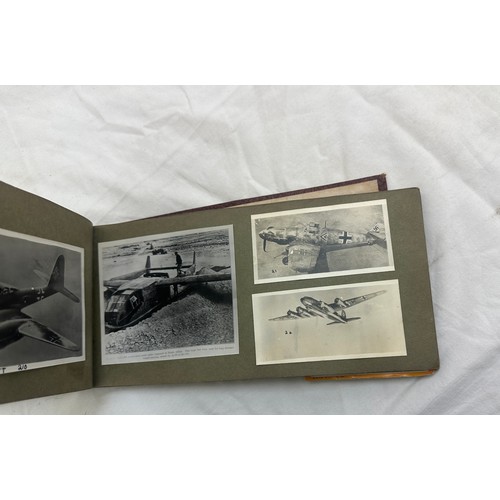 476 - Selection of Vintage aircraft, photos, cigarette cards etc