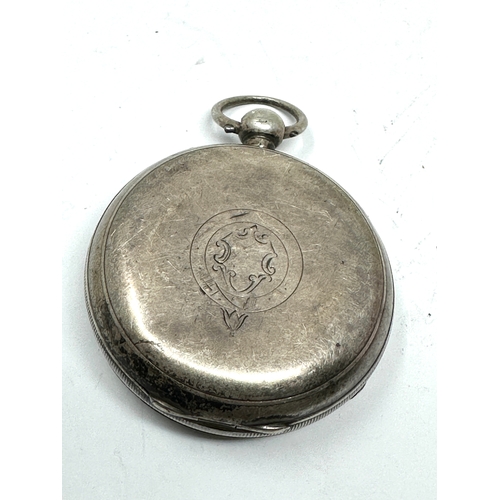 455 - Antique silver pocket watch h samuel manchester the watch is ticking not tested weight 141g