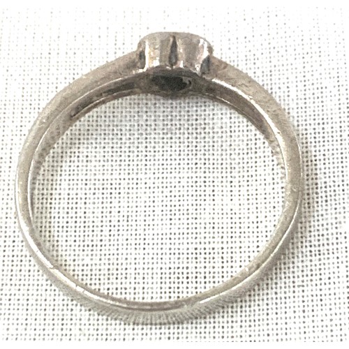 524 - 12 Hallmarked silver rings amethist, mood stone etc