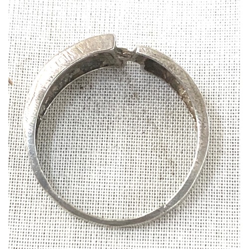 524 - 12 Hallmarked silver rings amethist, mood stone etc