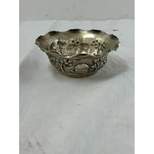 480 - 800 Grade indonesian silver bowl weight approximately 45 grams