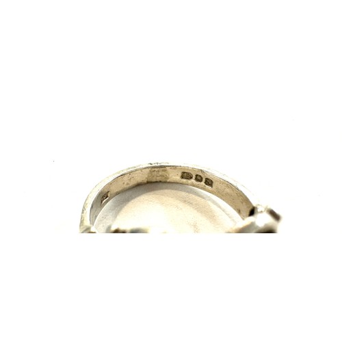 498 - 3 Silver rings, Size's P,O and J, total weight 9.8g