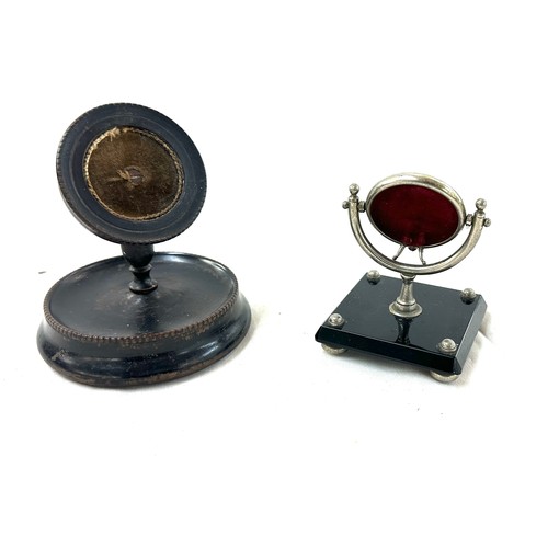 532 - 2 Victorian watch holders