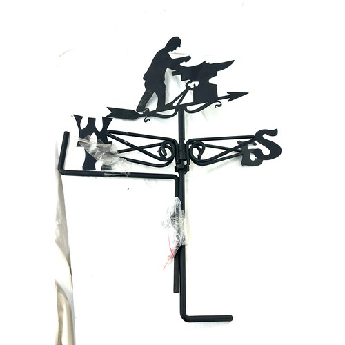 130 - Blacksmith made weathervane, approximate height 60cm