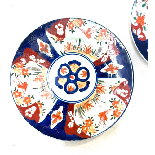 608 - Two oriental plates diameter 8 inches