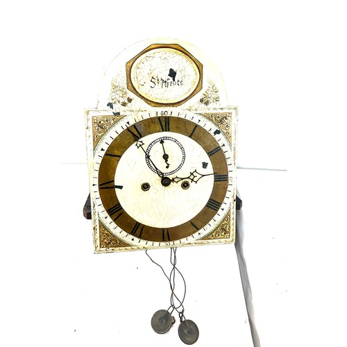 12 - Vintage grand father clock movement