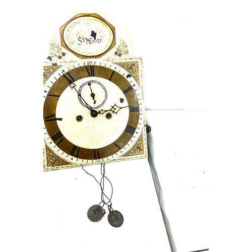 12 - Vintage grand father clock movement