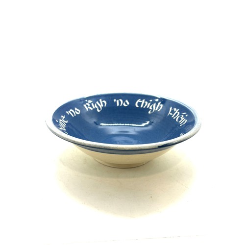 605 - Vintage scottish studio pottery bowl