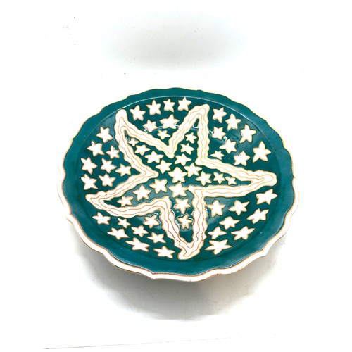 609 - Oriental plate, marks to base