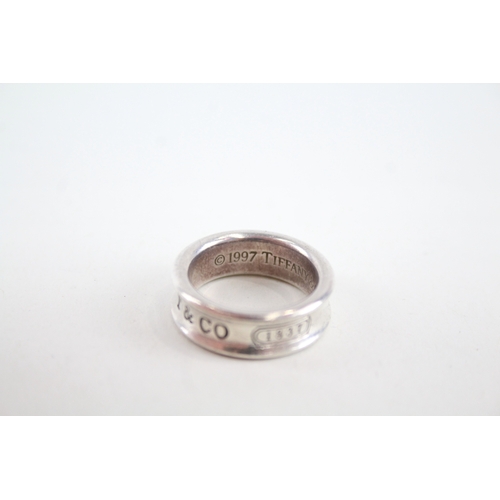 325 - Tiffany & Co Sterling Silver Concave Band Ring 7g