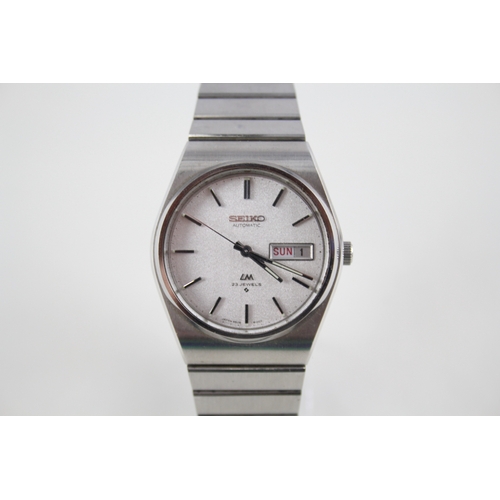 447 - Mens Seiko Lord Matic Silver Dial Watch Auto 5606-8070 Working