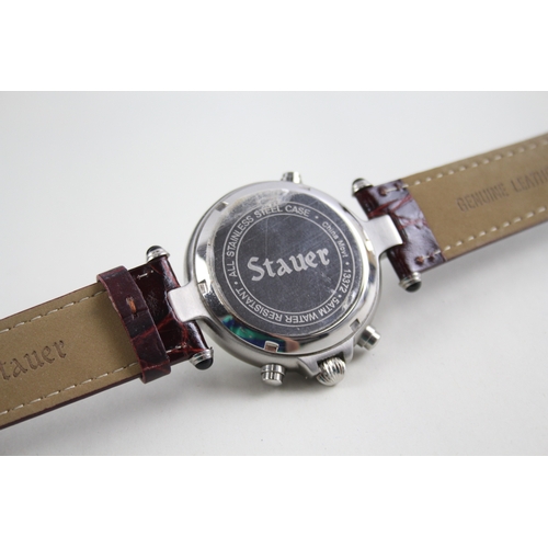 446 - Mens Stauer Triple Calendar Watch Auto Working